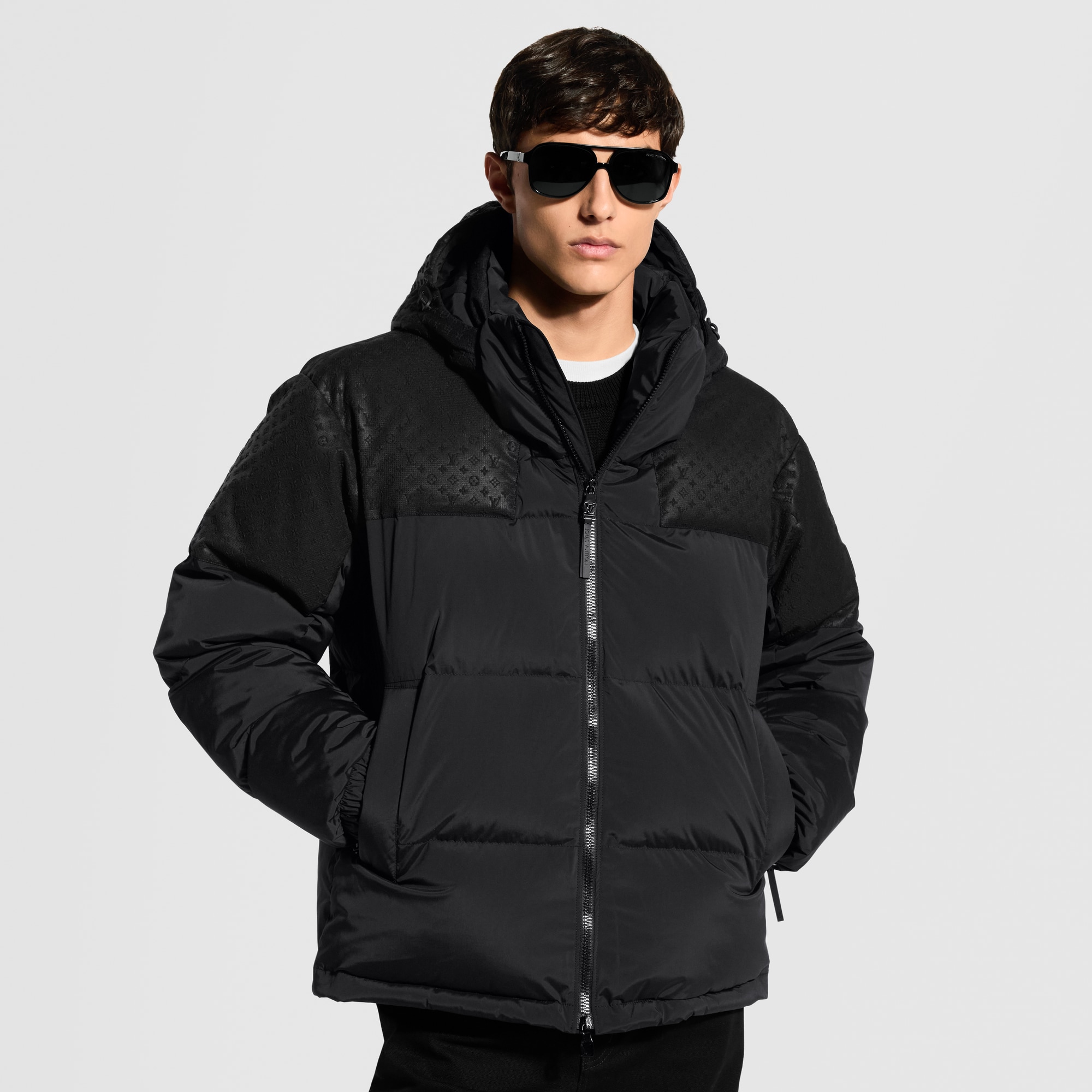Placed Monogram Ecodown Blouson - Holiday Gifts for Him | LOUIS